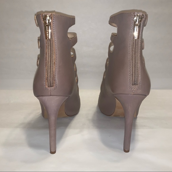 Vince Camuto ‘Kanastas’ Caged Heels Nude Mauve Color - Picture 7 of 14
